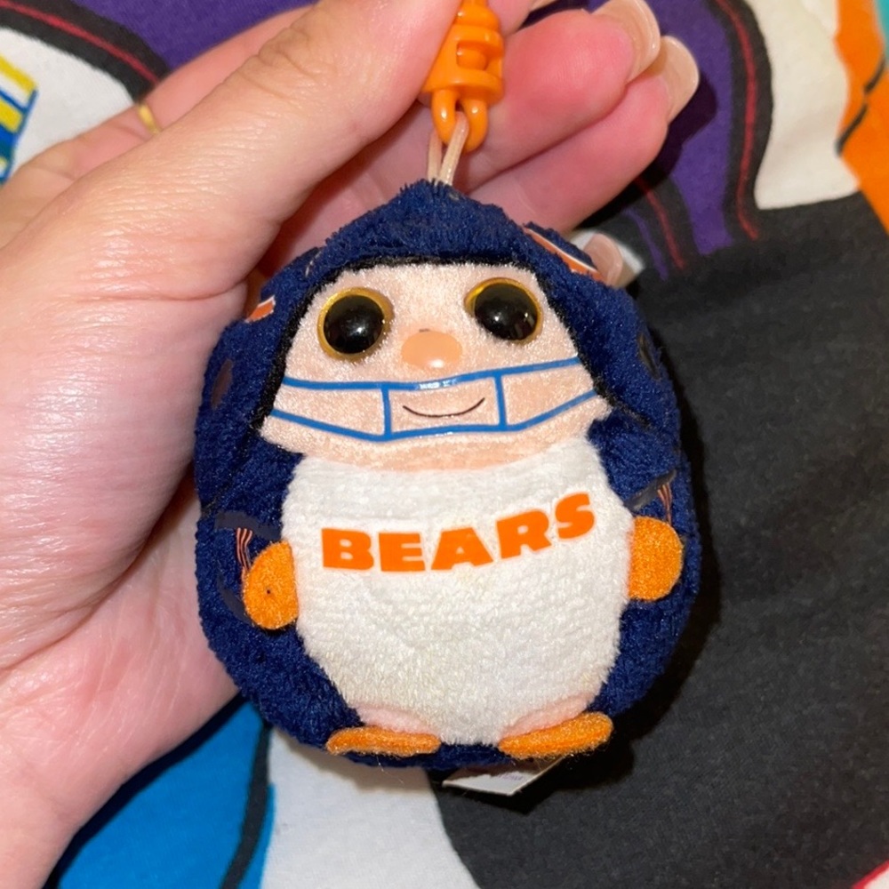 2013 Ty Beanie Chicago Bears Keychain